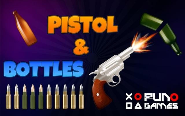 Pistol and Bottles
